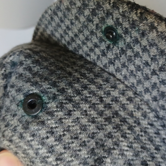 Flat cap wool hat Gray Houndstooth Pattern made by Country Gentleman listing # 1 - Picture 10 of 16